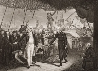 La Victoria del Lord Vizconde Duncan, ilustración de 